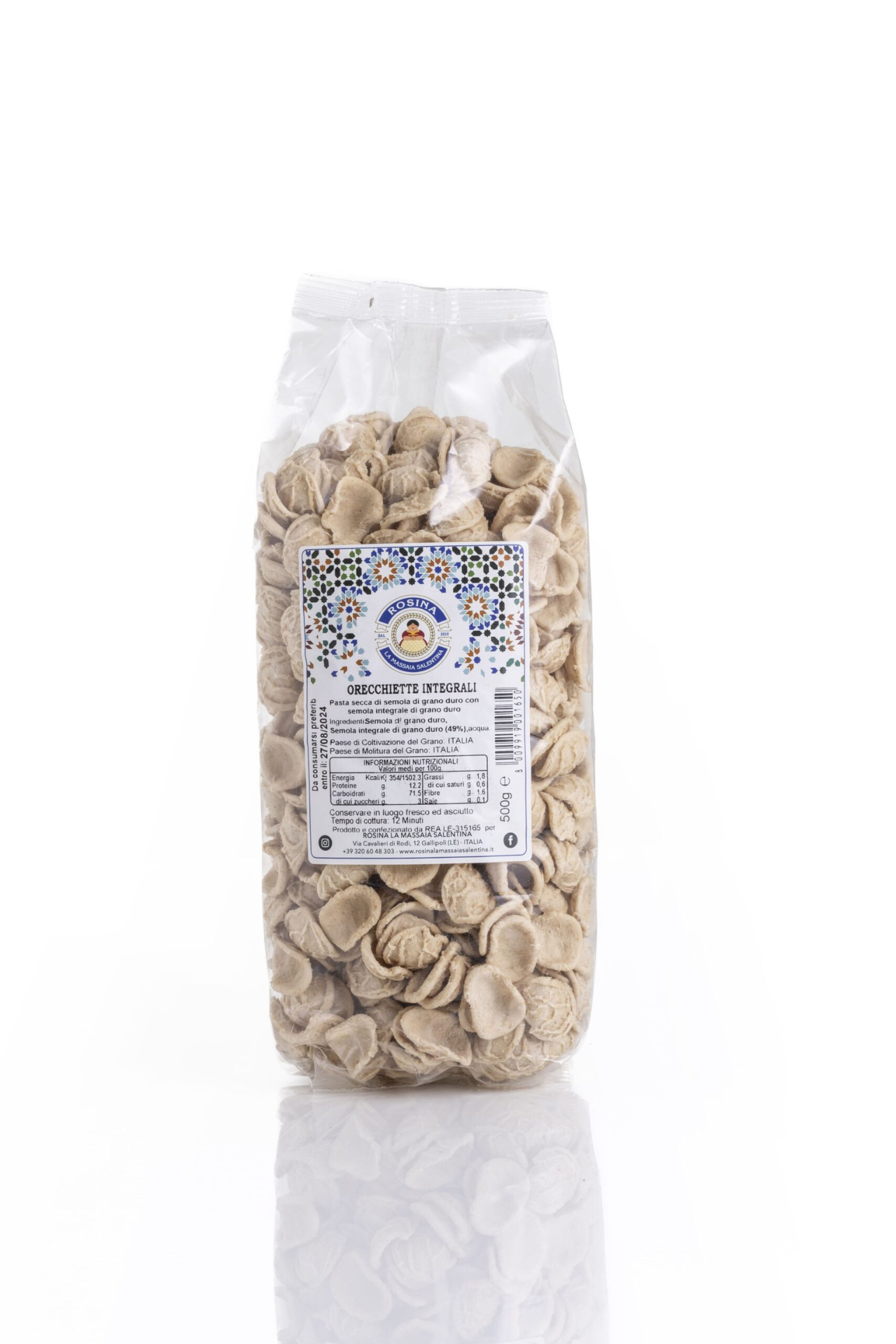 Orecchiette integrali 500gr
