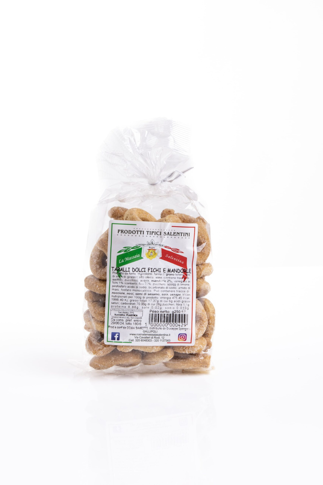 Taralli dolci fichi e mandorle