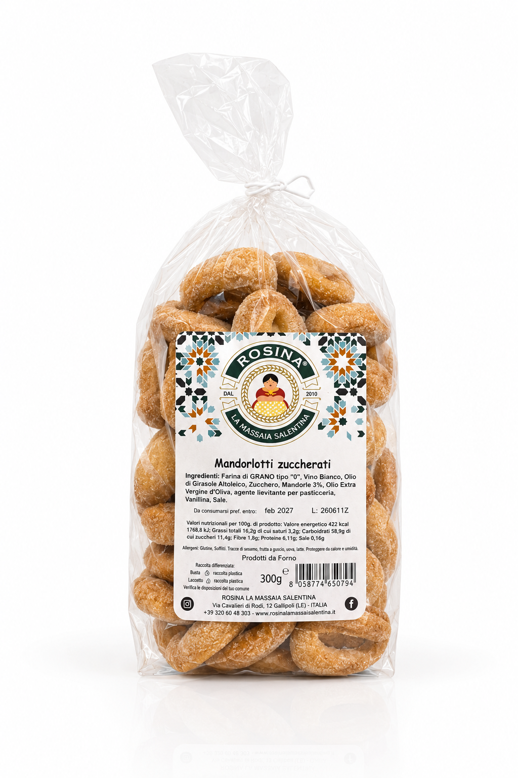 Mandorlati Zuccherati 300gr
