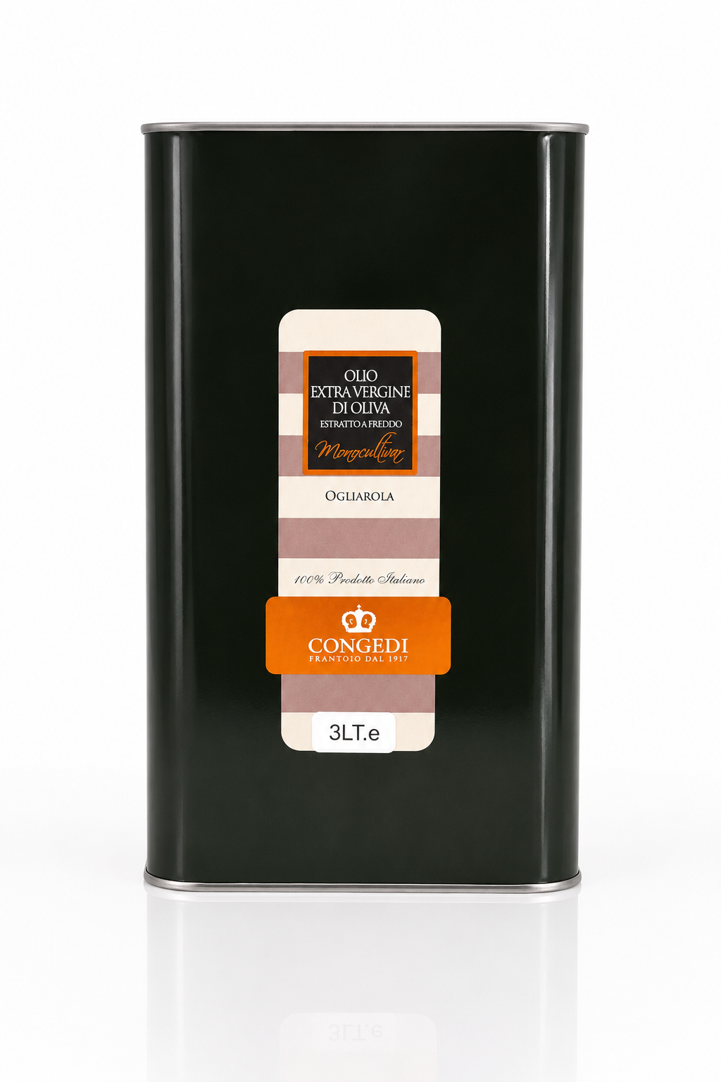 Olio Extra Vergine di Oliva Monocultivar Ogliarola – Latta da 3 L