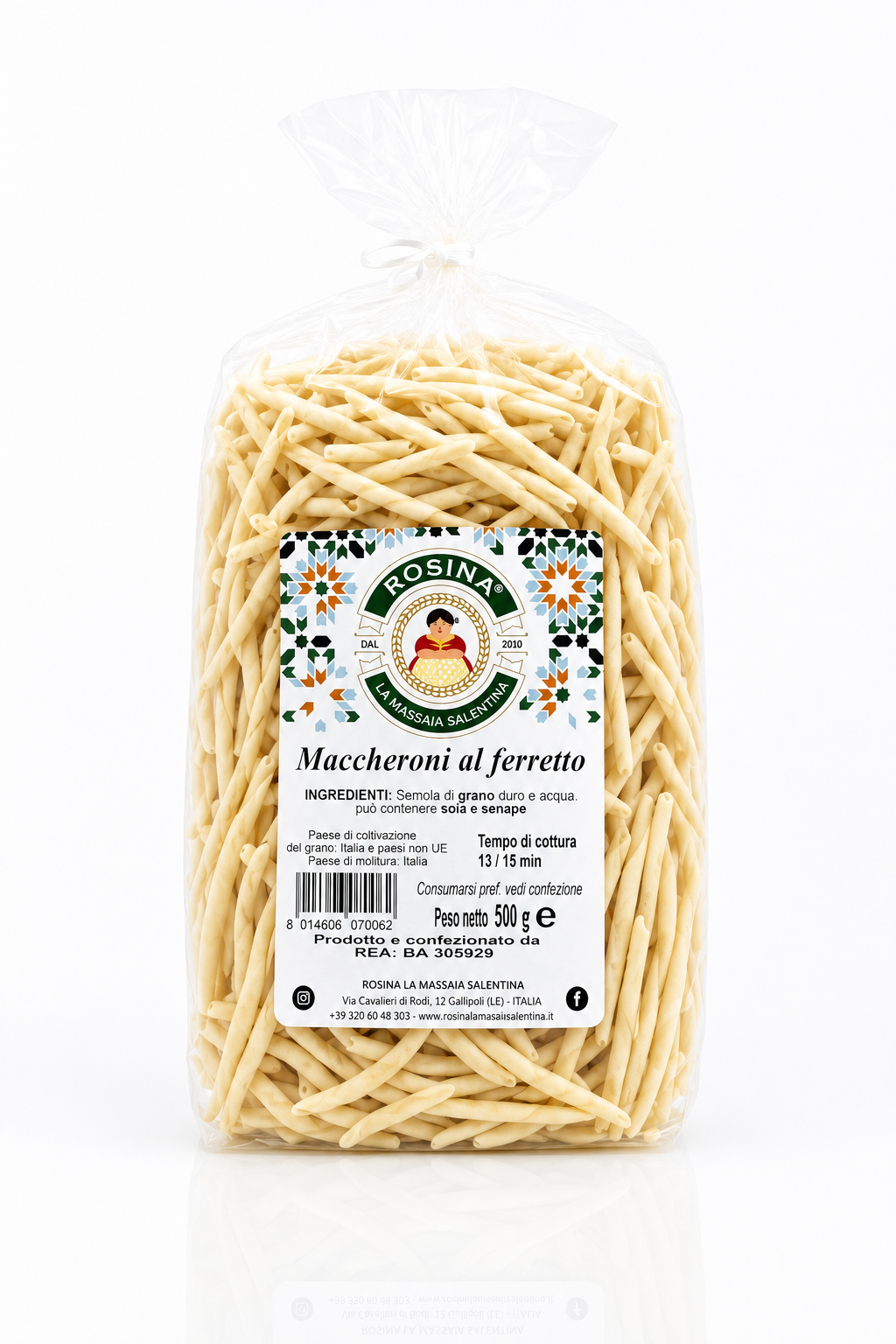 Maccheroni al ferretto 500gr.
