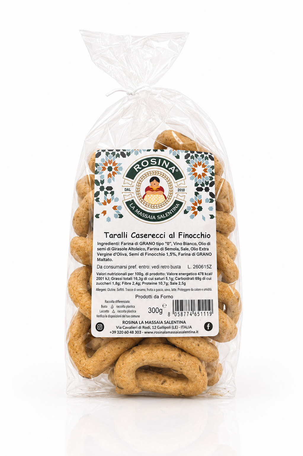 Taralli al Finocchio 300gr