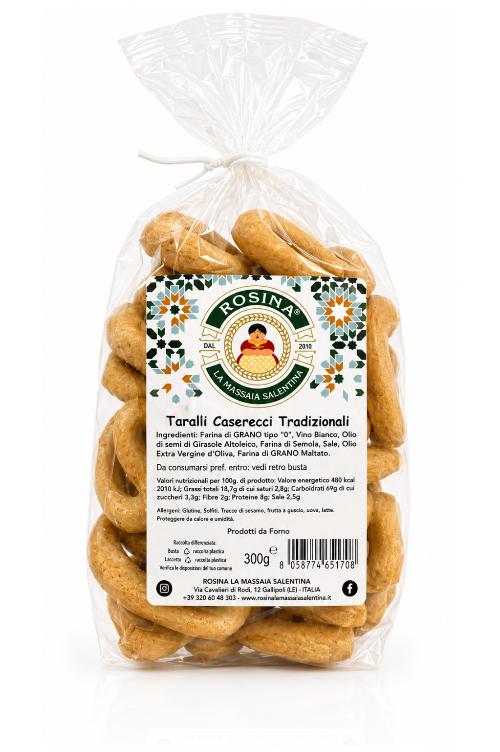 Taralli Casarecci Tradizionali 300gr