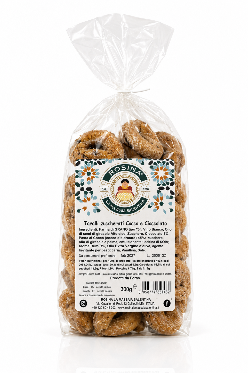 Taralli zuccherati Cocco e Cioccolato