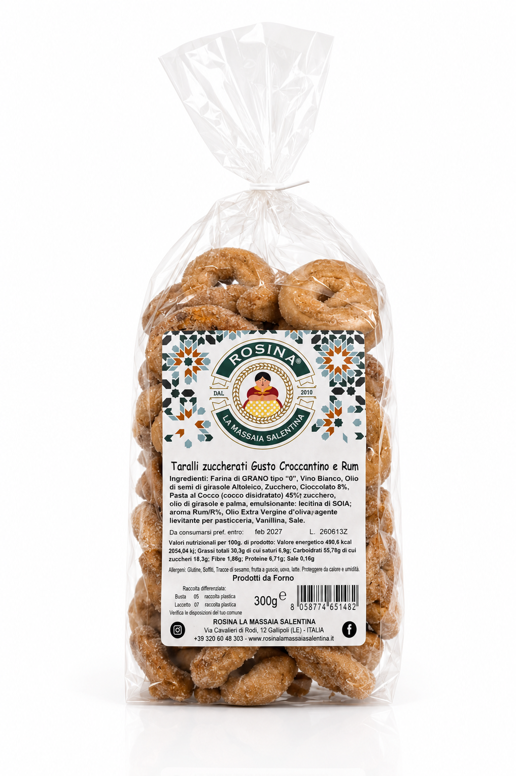 Taralli zuccherati Gusto Croccantino e Rum