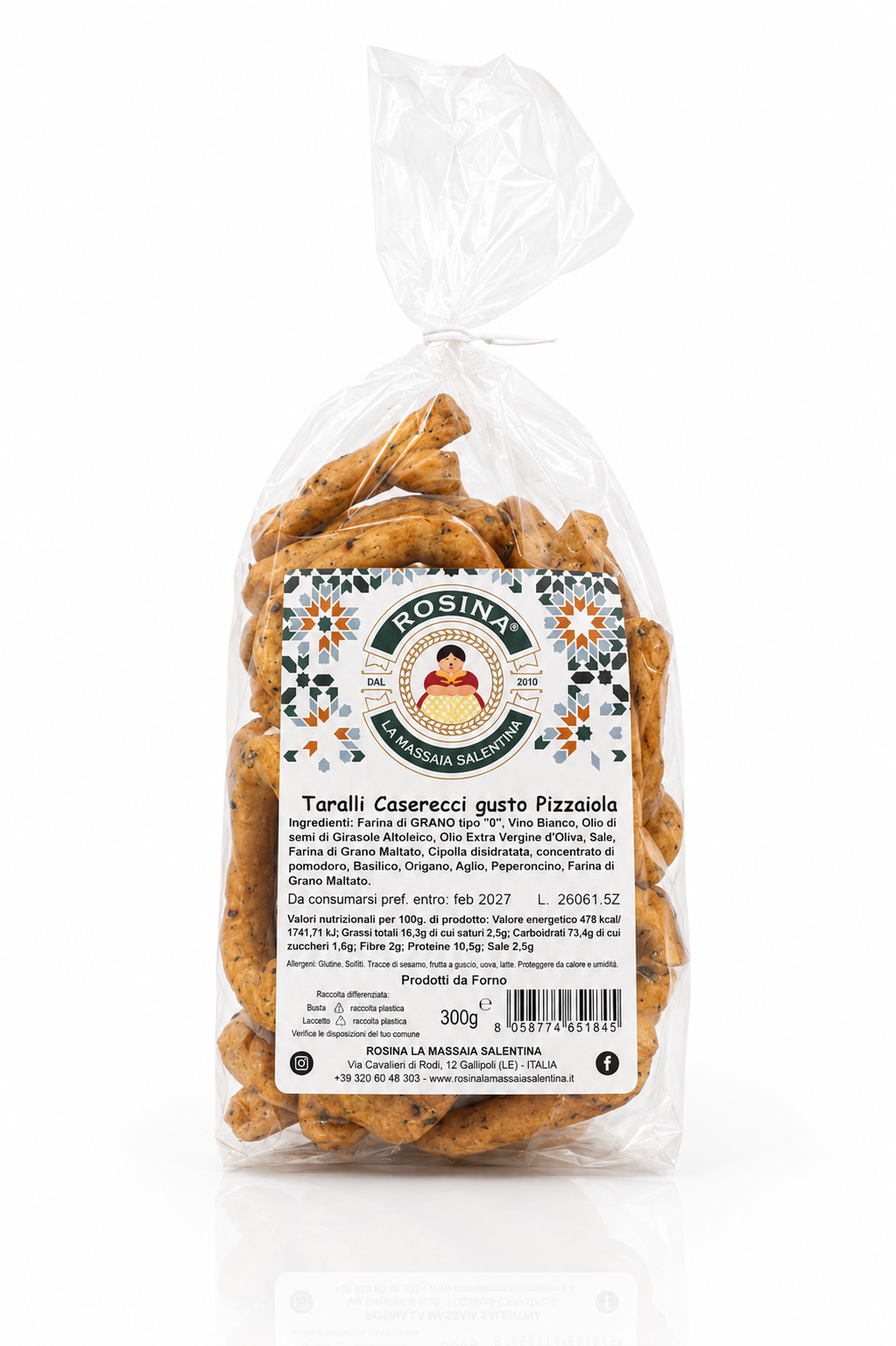 Taralli Caserecci alla Pizzaiola 300gr