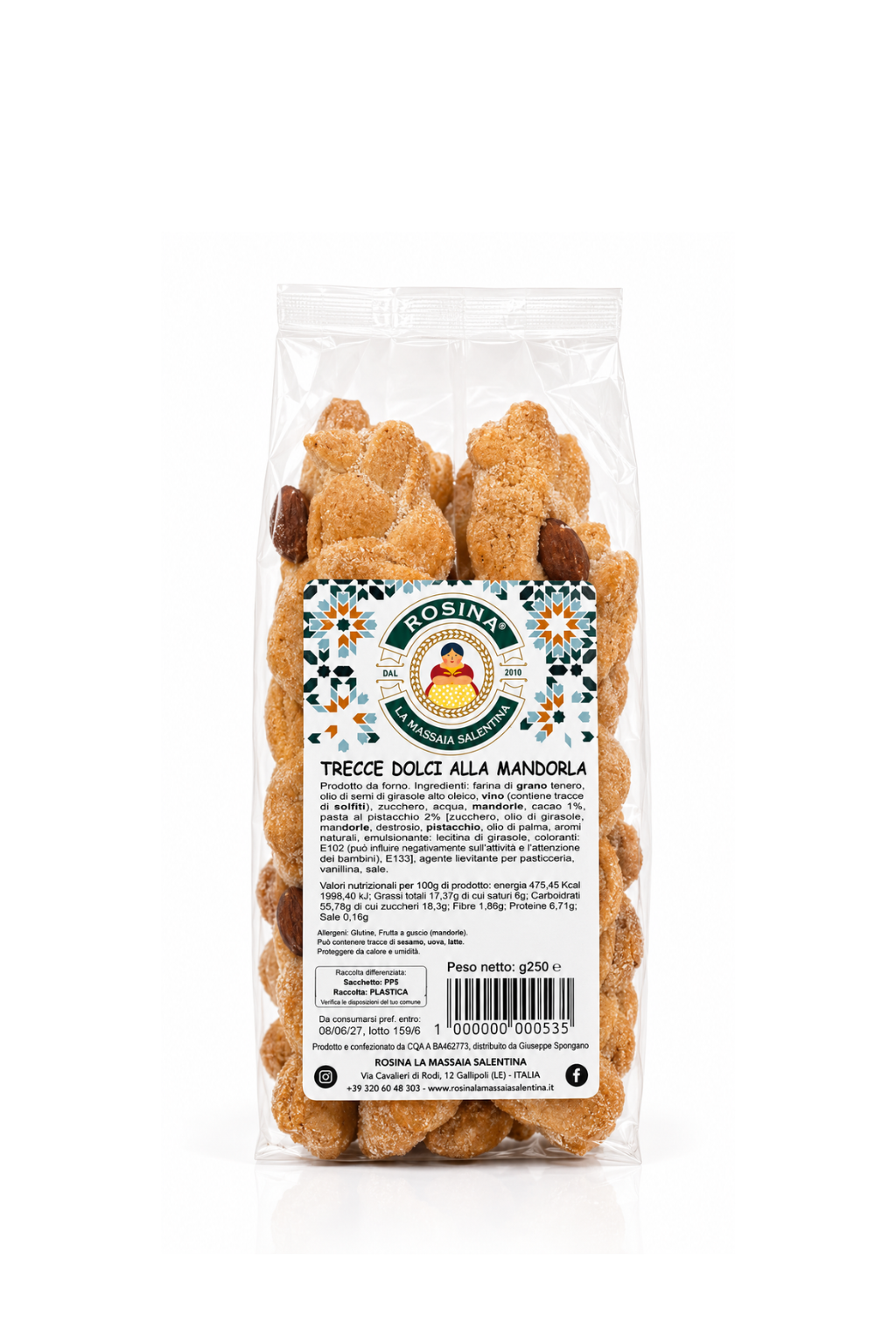 Trecce Dolci alla Mandorla