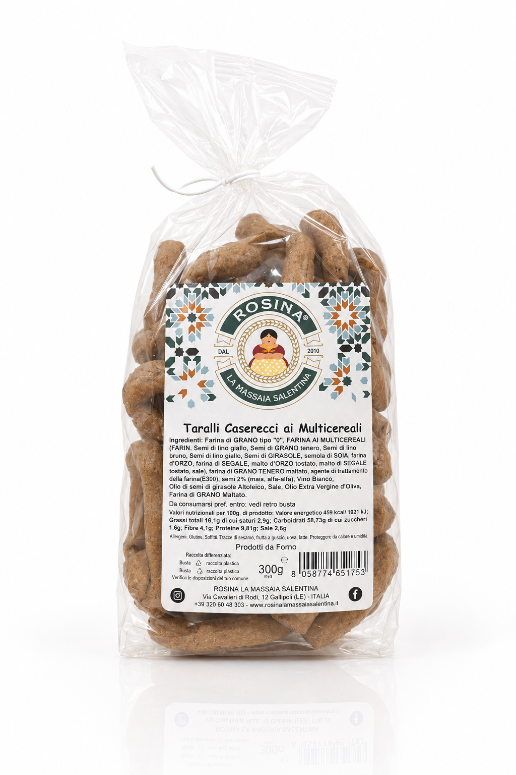 Taralli caserecci ai multicereali 300gr